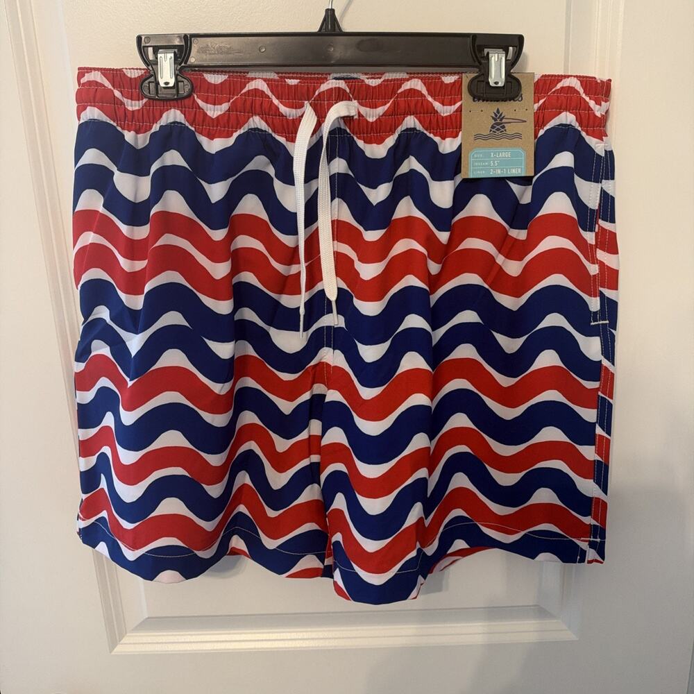 Men’s Chubbies Lined Swim Trunks 5.5” Inseam Size XL